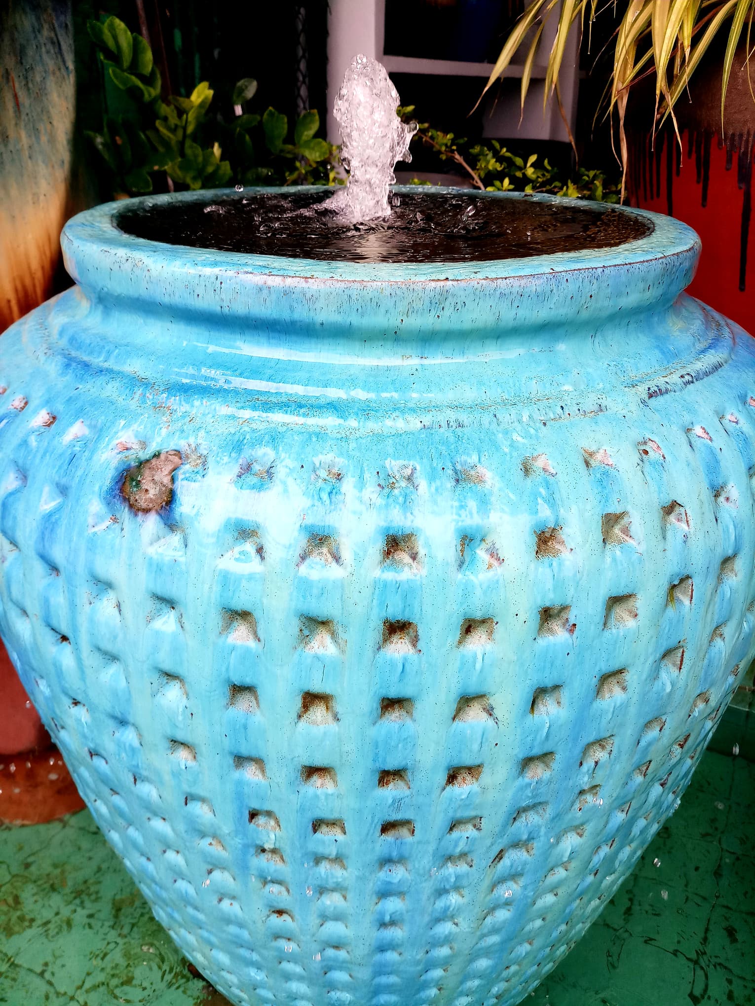 Multi Colored Fountain - The Fountains House