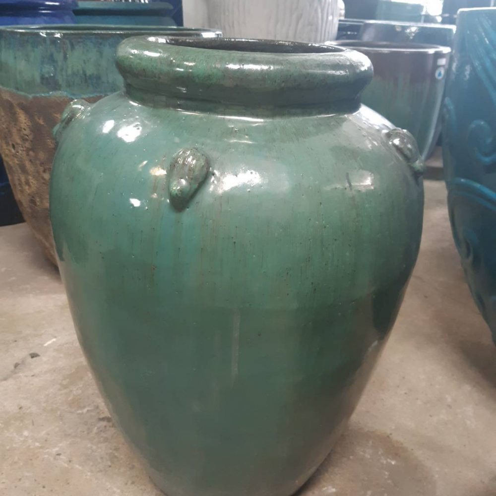 Chinese style ceramic planter