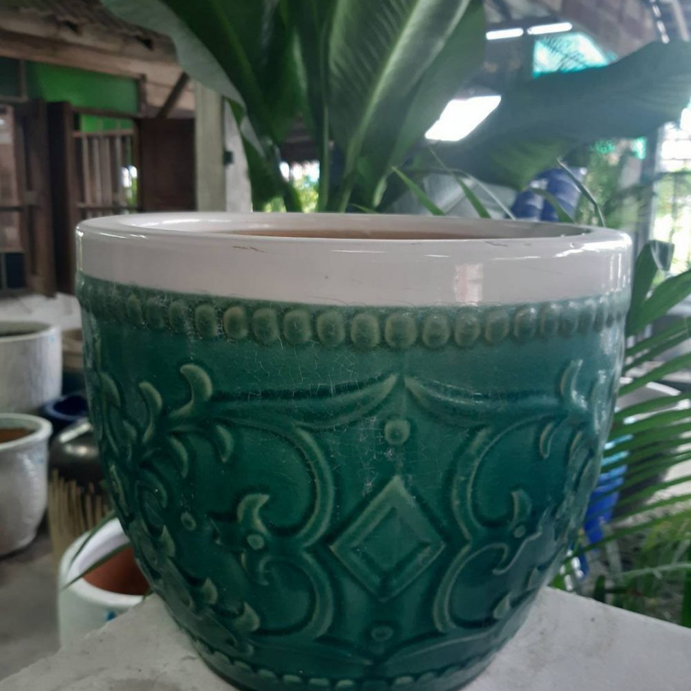 European style ceramic planter